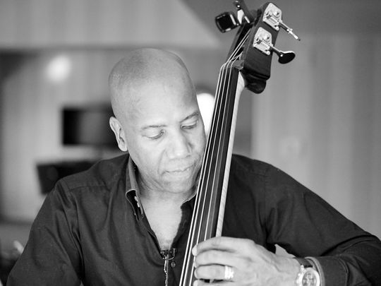 Nathan East playing upright bass