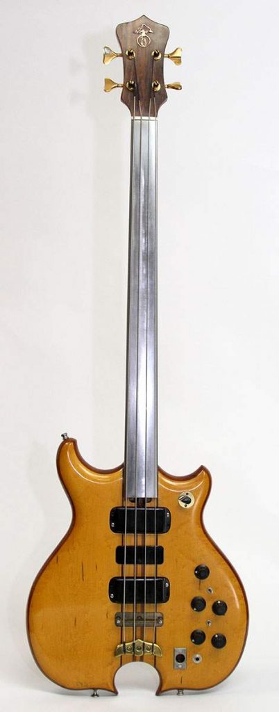 John McVie custom Alembic fretless bass